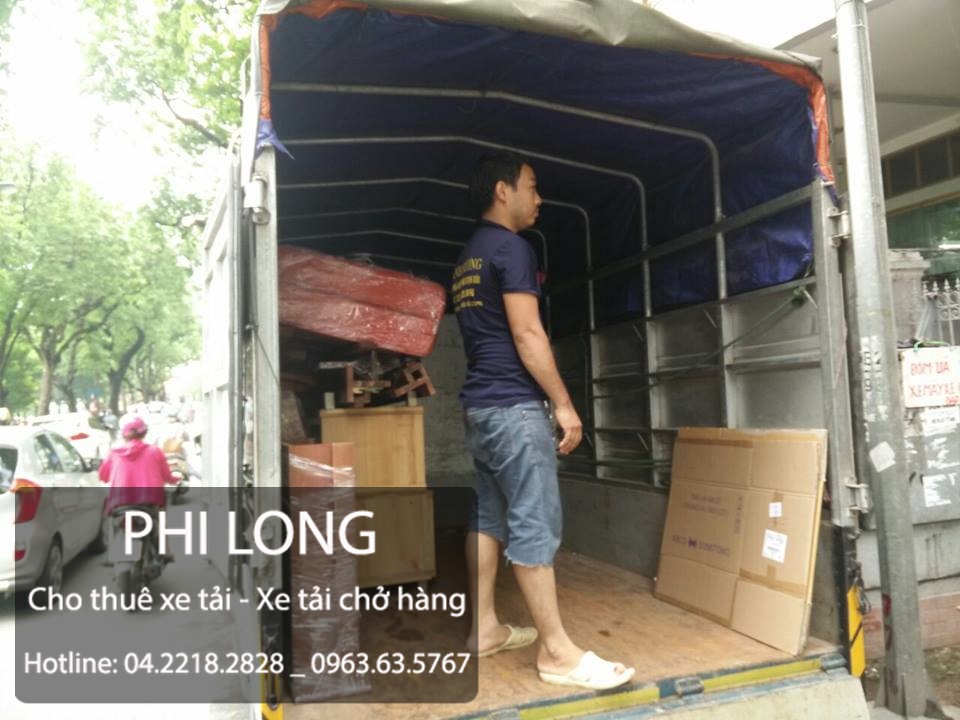 Phi Long cho thuê xe tải chở hàng thuê tại phố Chu Văn An
