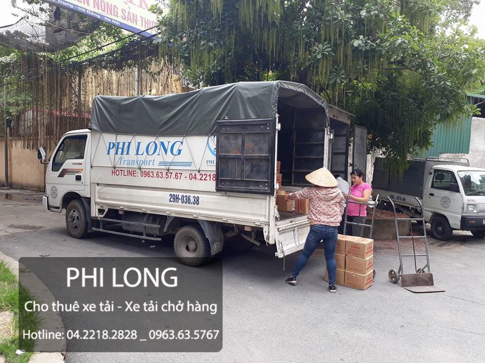Phi Long cho thuê xe tải tại phố Nhuệ Giang