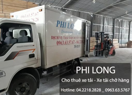 Cho thuê xe tải chở hàng giá rẻ chuyên nghiệp Phi Long tại phố Quang Trung