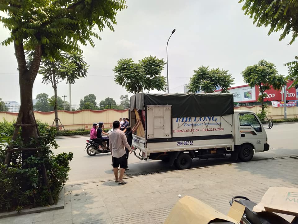 Dịch vụ cho thuê xe tải Phi Long tại phố Mộ Lao