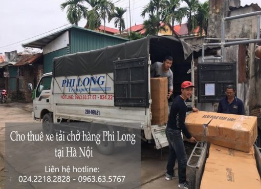 Dịch vụ cho thuê xe tải Phi Long ở phố Đức Giang