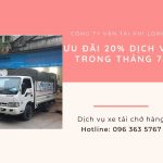 Dịch vụ cho thuê xe tải Phi Long tại xã Vân Tảo
