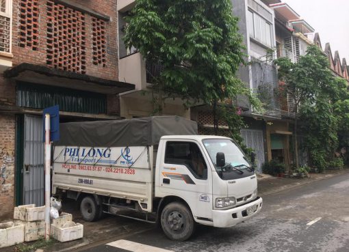 Xe tải chở thuê Phi Long tại quận Long Biên